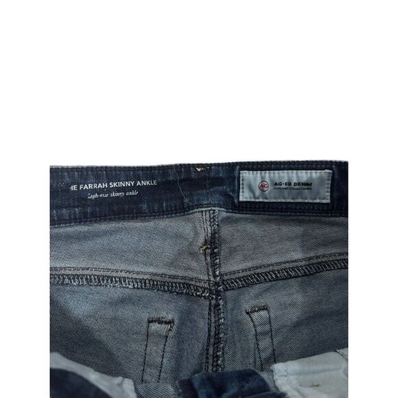 AG Adriano Goldschmied The Farrah Skinny Ankle High Rise Jean 26 - Picture 2 of 9